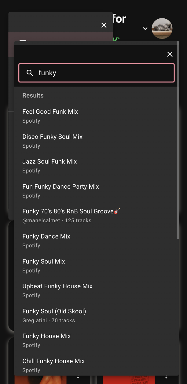 Albumize public playlists